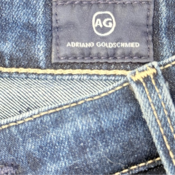 AG Prima Mid Rise Adriano Goldschmied Cigarette Jeans 31R Medium Wash - Picture 4 of 9